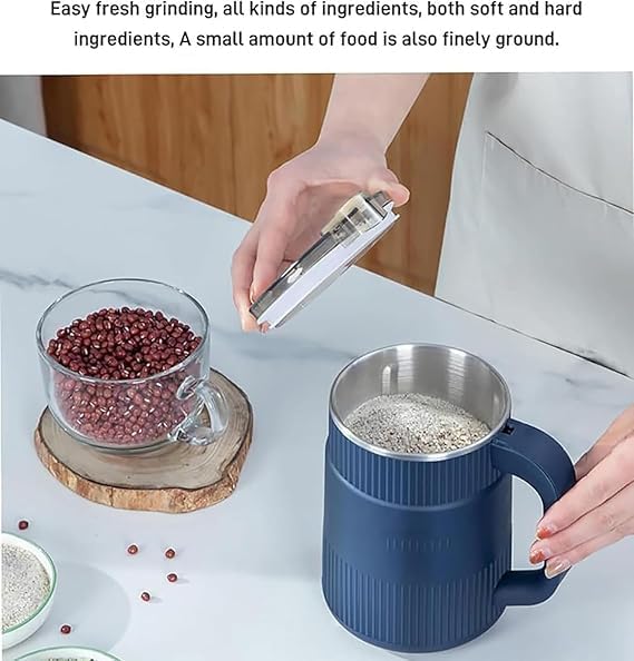 Electric Coffee Grinder Machine for Home – Stainless Steel Blade Grinder for Coffee Beans & Spices