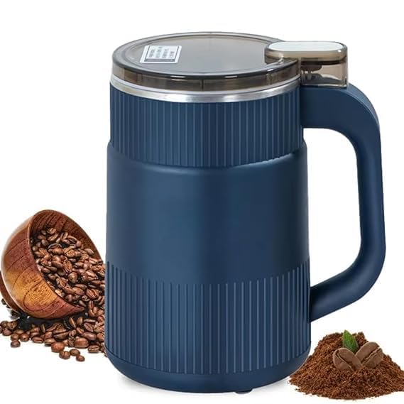 Electric Coffee Grinder Machine for Home – Stainless Steel Blade Grinder for Coffee Beans & Spices
